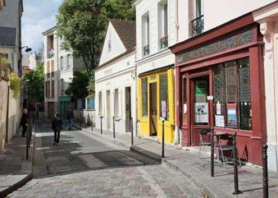 Studio Lumineux, Refait A Neuf, Metro Jourdain Париж Экстерьер фото